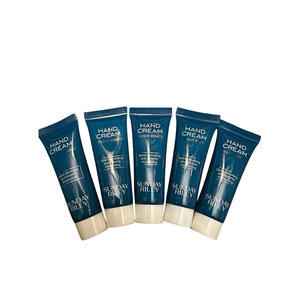 Sunday Riley Lot Of 5 travel size Hand Cream ( .33 fl oz each ) Sealed. New!